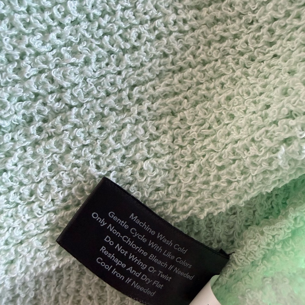 Boston Proper Light Green Textured Knit Top - Picture 12 of 16